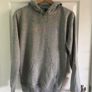 Light Heather Grey BTS Love Yourself Hoodie